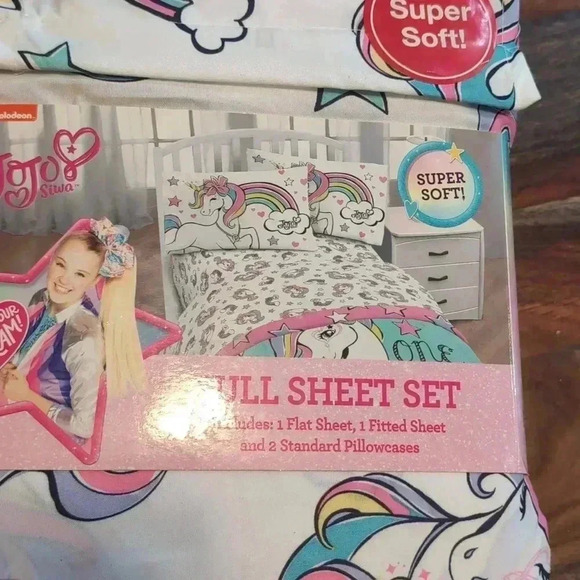 Nickelodeon Jojo Siwa full sheet set - Picture 4 of 5